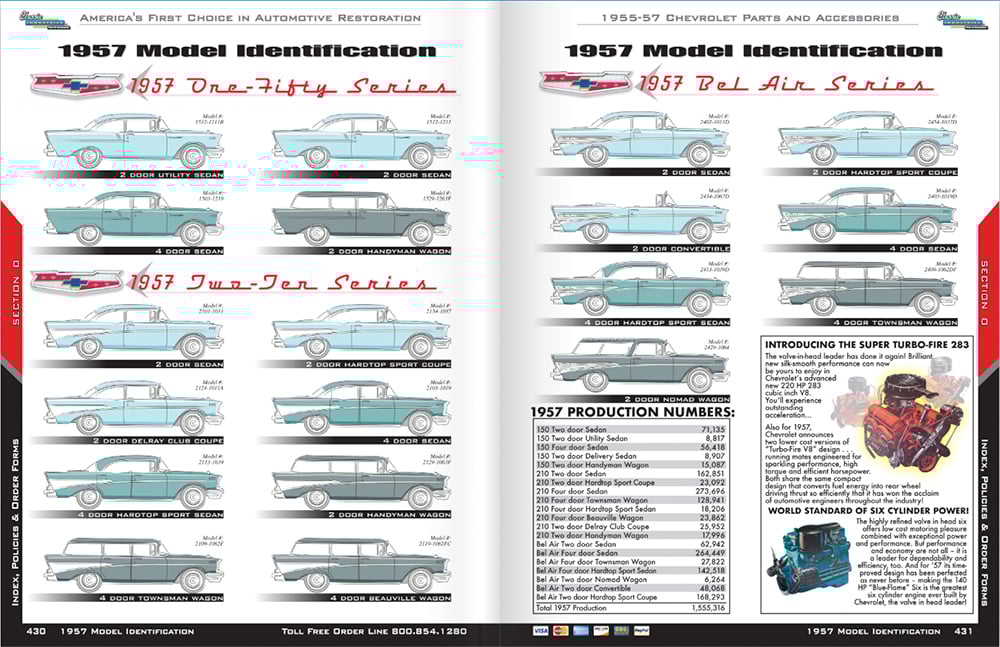 CI Tri Five digital catalog 1957 model id 430 431 copy