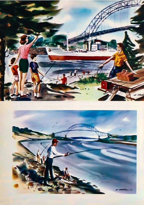 Cape Cod article art Ford Times copy