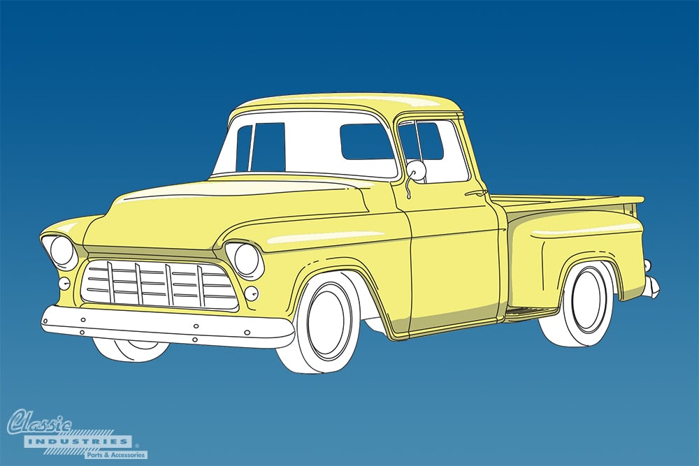 1955 1959 Task Force Chevy truck generation 2