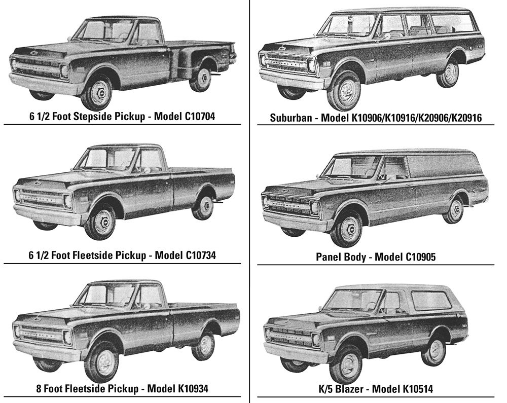 Chevy Truck Mechanical Parts Book 1958 1959 1960 1961 1962 1963 Chevrolet Pickup 