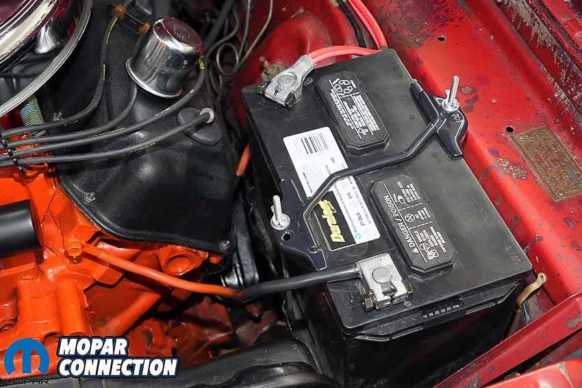 Mopar-Connection-1968-Road-Runner-battery-wiring-restoration-10