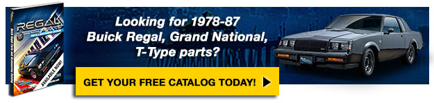 1978-87 Buick Regal, Grand National T-Type Parts Catalog