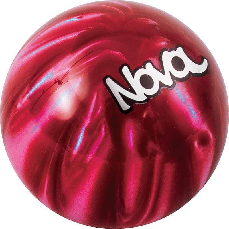 D50452 Speed Dawg Pearl Red Shift Knob With 1966-74 Style Nova Script Logo copy