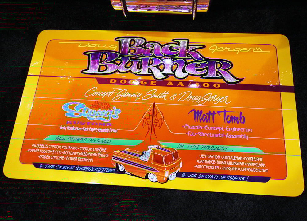 Dodge AA100 signage copy