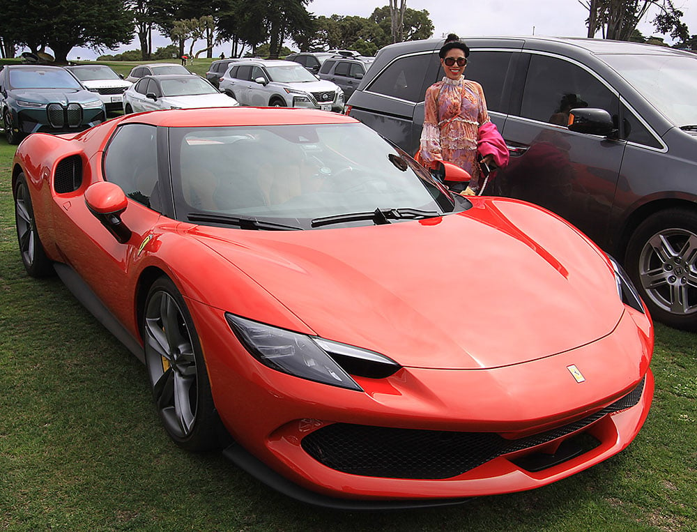 Ferrari and wife