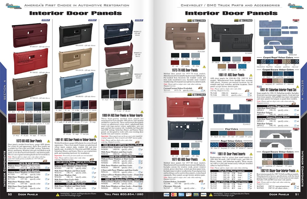 GM truck digital catalog interior door panels 50-51 copy
