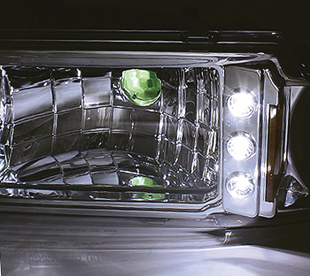 HL10010C_V4 1991-96 Impala  Caprice Smoke 1 Piece LED Crystal Headlights copy