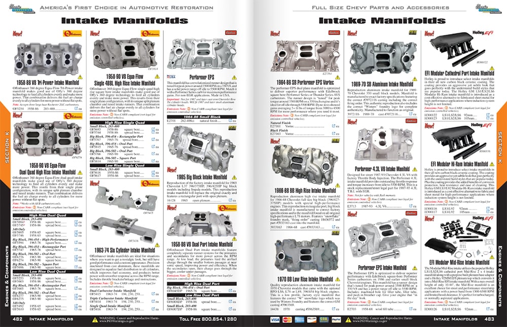 Impala intake manifolds pp 482-483 copy