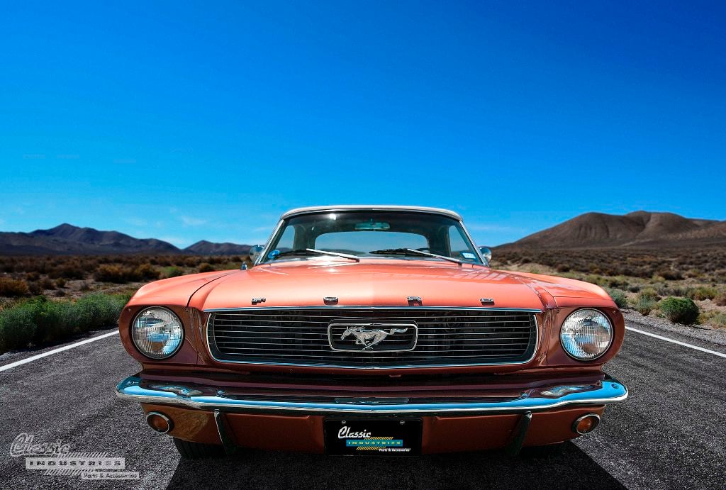 1966 Mustang convertible front