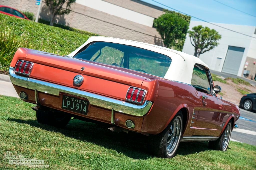 1966 Mustang convertible rear