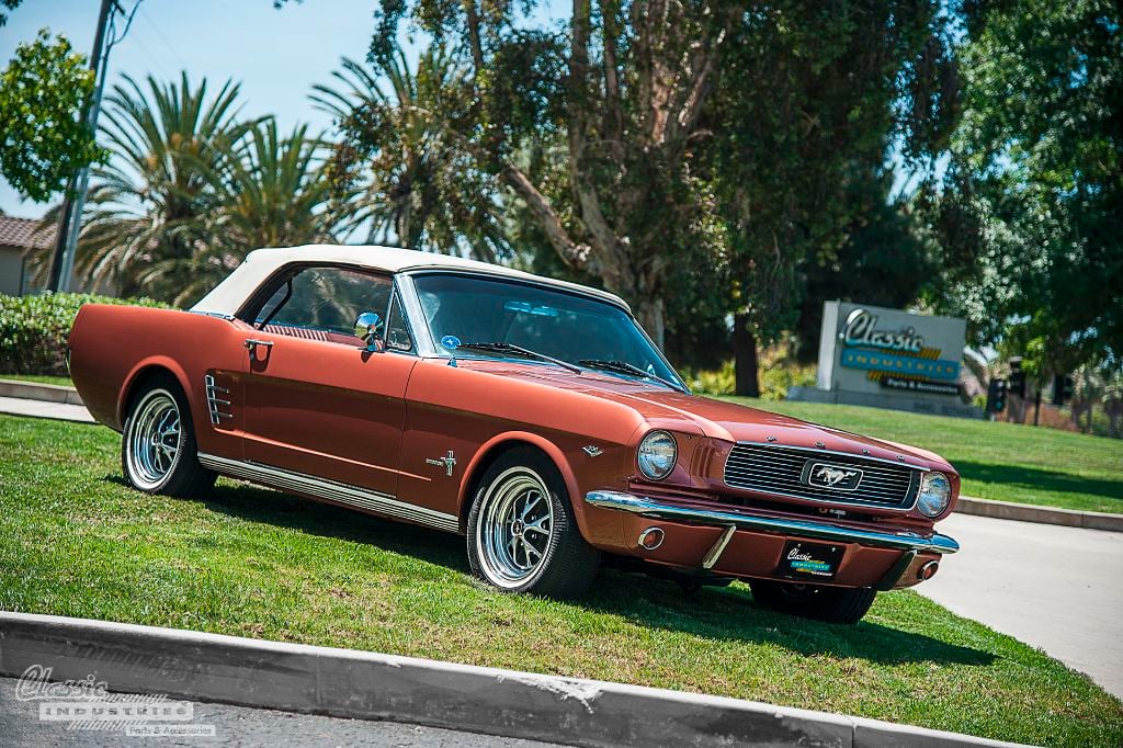 1966 Mustang convertible side