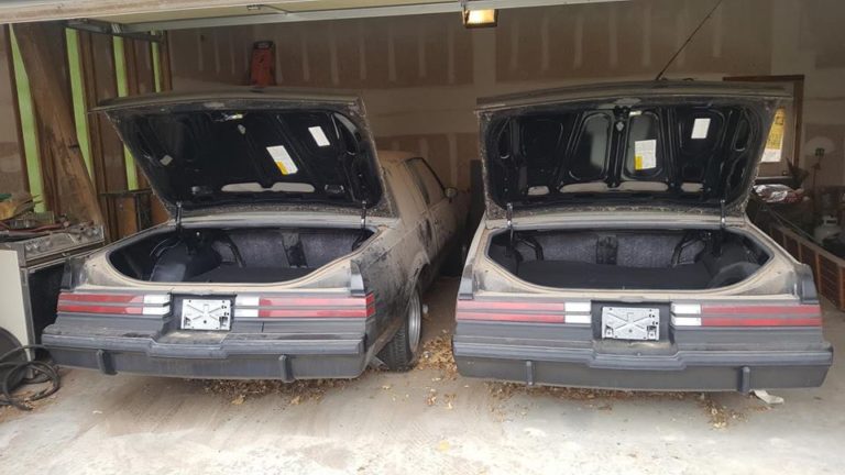 Two 1987 Regal Grand Nationals Barn Find Rear