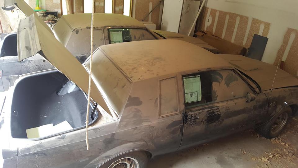 Two 1987 Regal Grand Nationals Barn Find - Courtesy of GM EFI