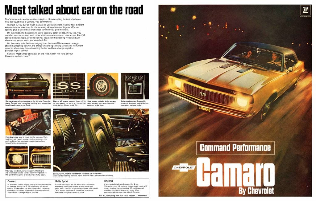 Camaro50th 1967 ad