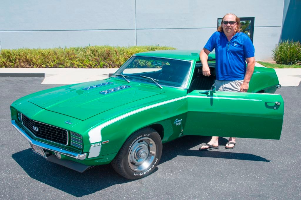 Here's a shot of Terry with his Camaro. Thanks again for coming by and getting to know us, Terry!
