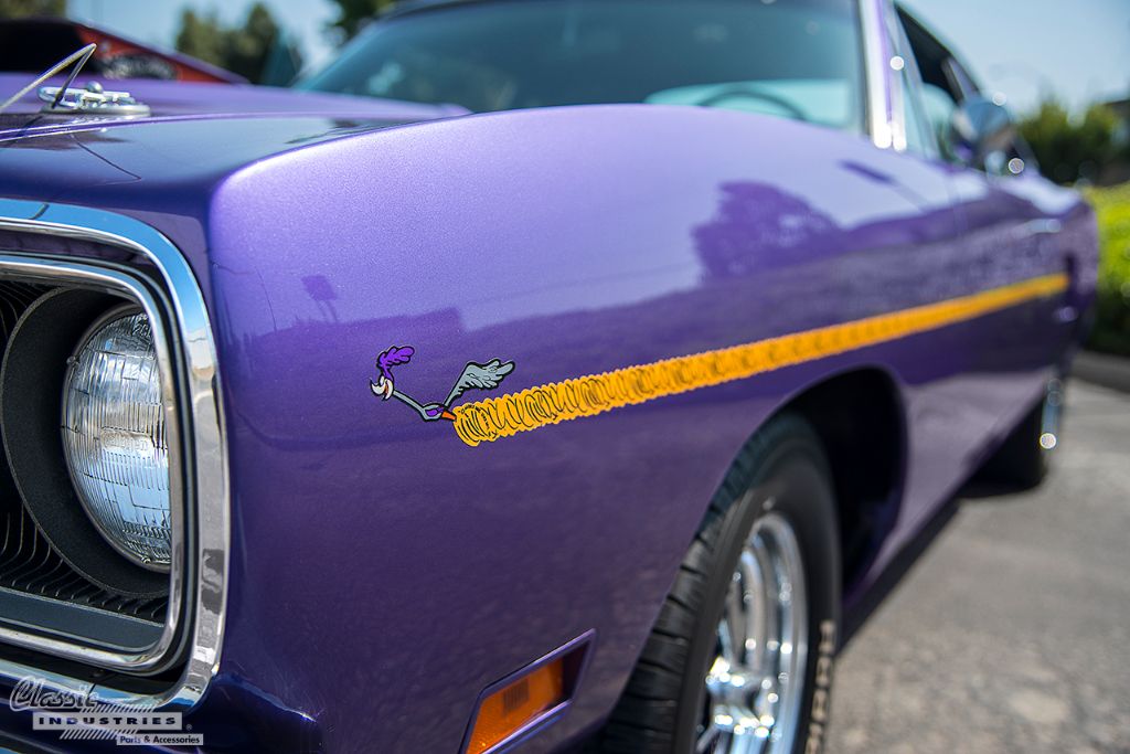 1970 Road Runner - Purple & Numbers-Matching