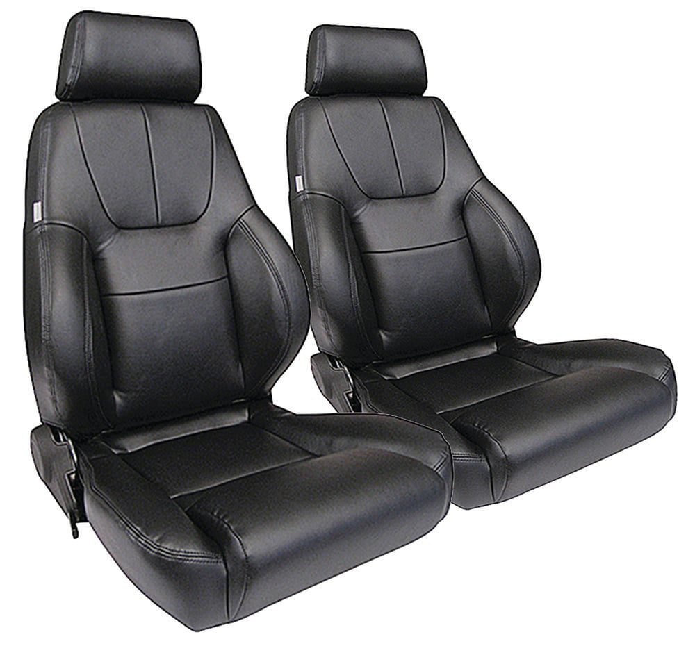 Kit_P801175 Procar Elite 1200 Series Bucket Seats with Lumbar Support - Black Leather copy