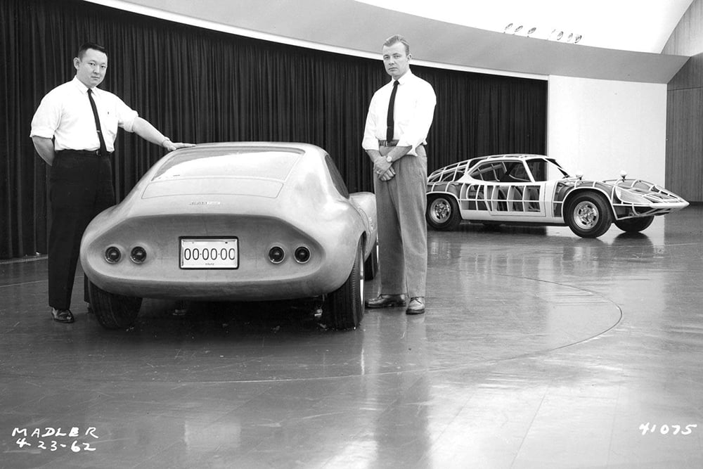 Larry Shinoda & Tony Lapine C2 Corvette prototype