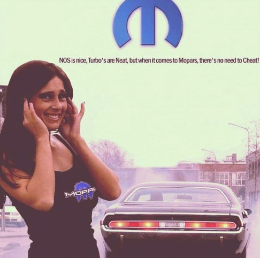 Mark Worman Mopar ad on instagram copy
