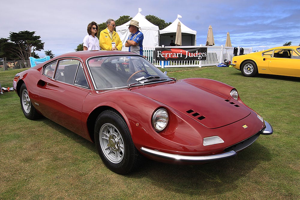 Maroon Dino Ferrari