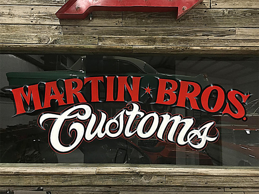 Martin Bros sign copy