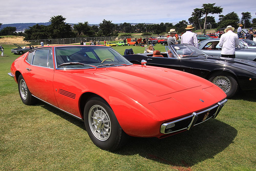 Maserati Ghibli coupe red