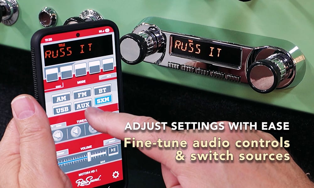 RetroSound fingertips