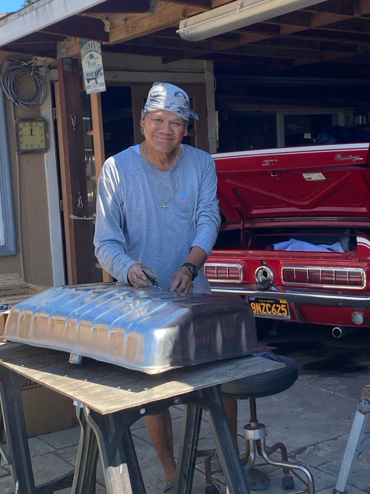 Rudy with CI stainless steel fuel tank