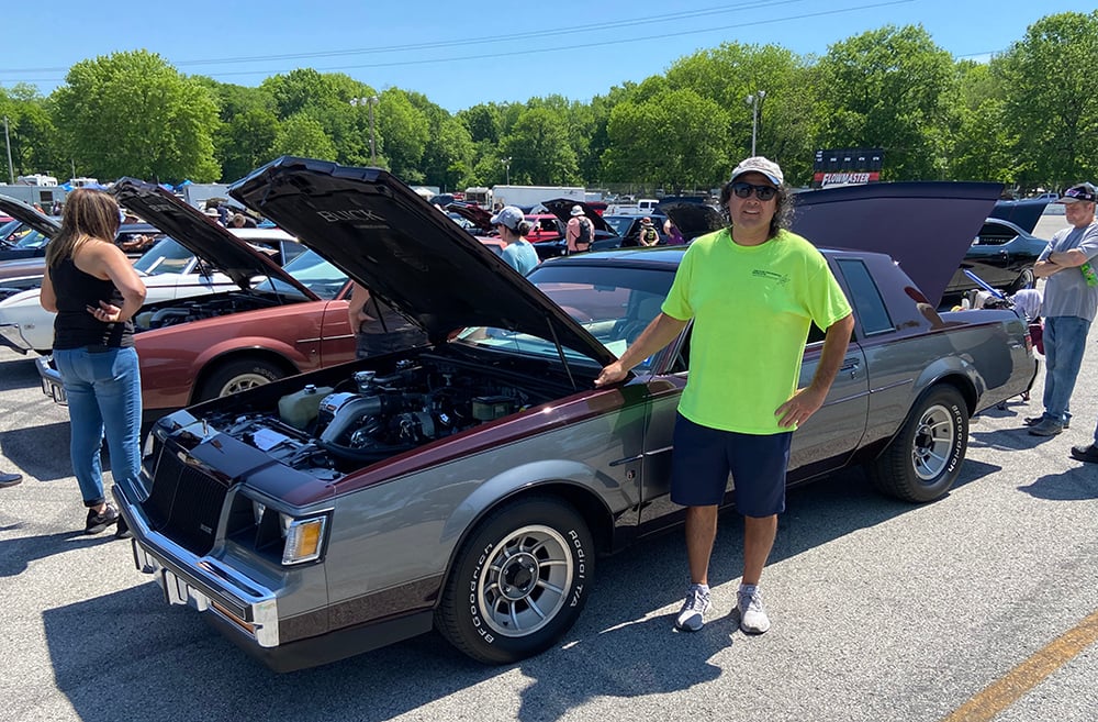 Victor with his Buick T type copy