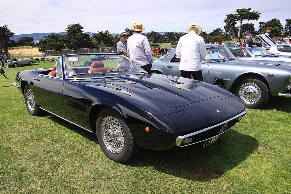 black Maserati convertible