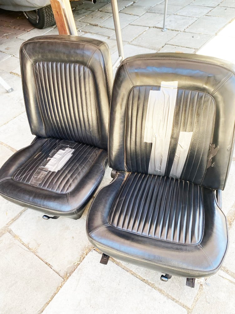 old bucket seat covers