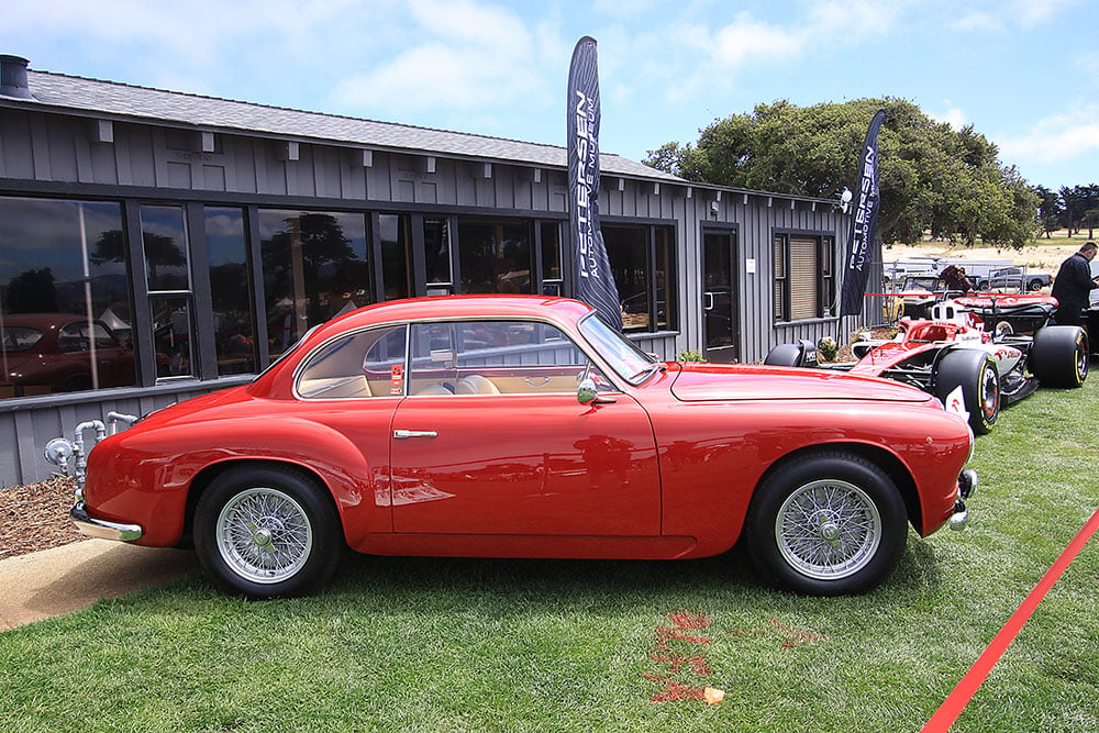 red Alfa coupe Petersen