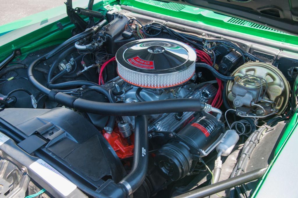 '69 Camaro 350ci V8 engine bay