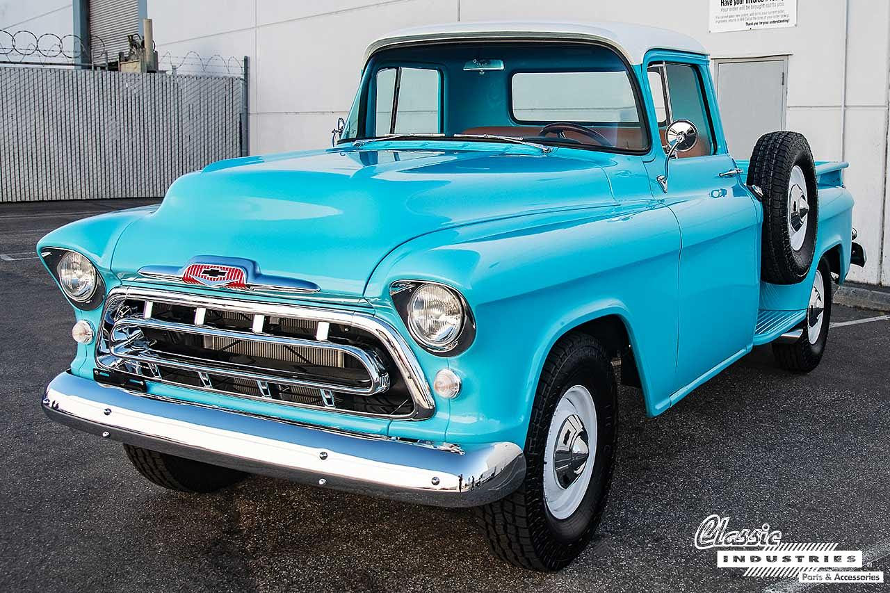 1957 Chevy 3200 - The Perfect Pickup for 3 Surf Grommets